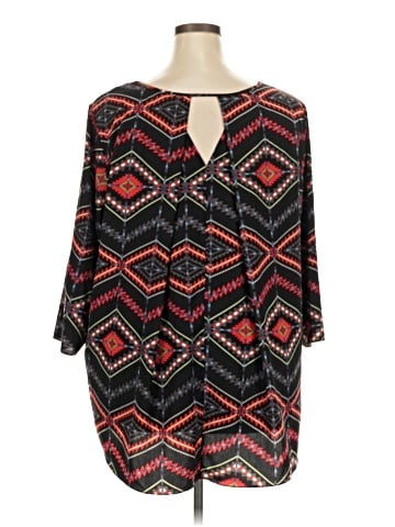 New Directions 3/4 Sleeve Blouse (view 2)