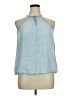 Unbranded Blue Sleeveless Blouse Size L (estimated) - photo 1