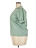 Unbranded 100% Polyester Green Short Sleeve Blouse Size XXL - photo 5
