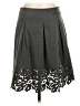 BCBGMAXAZRIA Solid Gray Casual Skirt Size 4 - photo 1