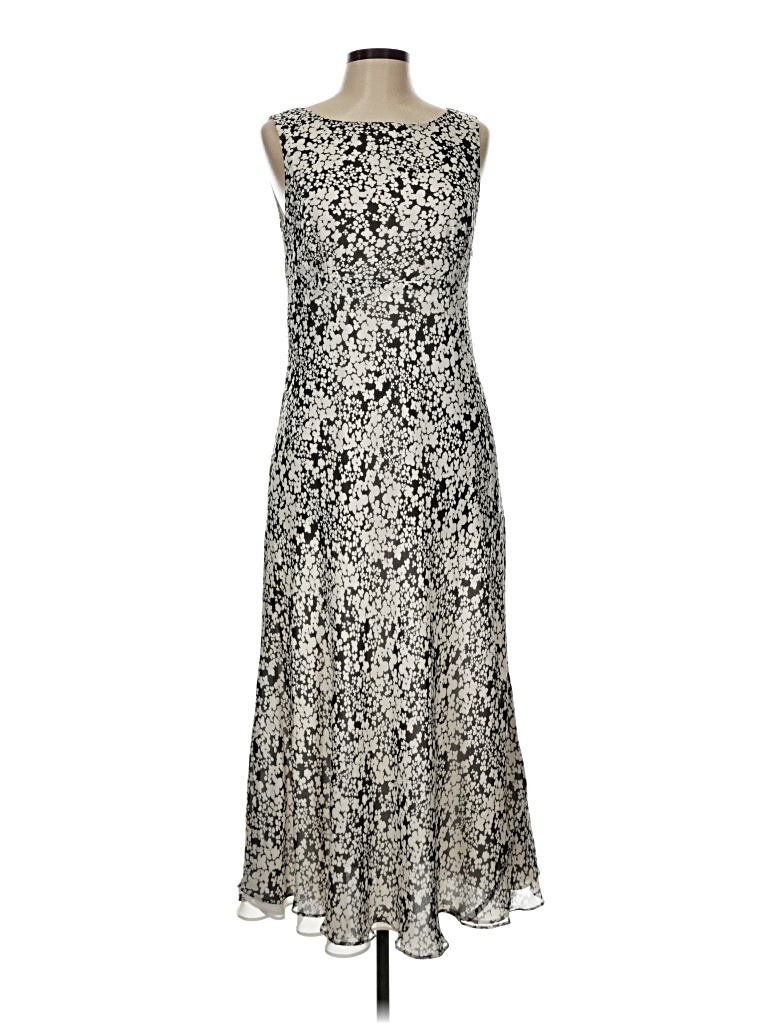 Pre-owned Talbots Cocktail Dress In Silver