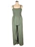 Dokotoo 100% Polyester Solid Green Jumpsuit Size XXL - photo 1