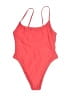 Wild Fable Solid Red One Piece Swimsuit Size M - photo 1