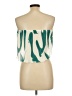 Shein 100% Polyester Green Sleeveless Blouse Size 12 - photo 2