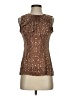BCBGMAXAZRIA Brown Sleeveless Silk Top Size XS - photo 1