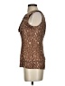 BCBGMAXAZRIA Brown Sleeveless Silk Top Size XS - photo 5