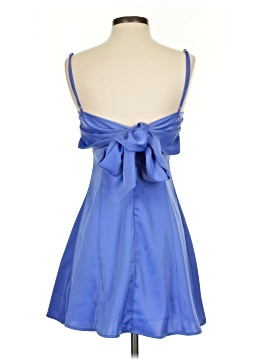 light blue dresses for teens Sky Blue Strapless Ruched Slit Dress – Ohmollydress main image 1