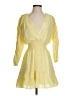 Lush 100% Polyester Yellow Cocktail Dress Size S - photo 1