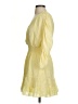 Lush 100% Polyester Yellow Cocktail Dress Size S - photo 5