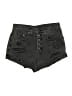 Carmar 100% Cotton Black Denim Shorts Size 25 waist - photo 1
