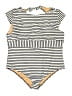 J.Crew Stripes Gold One Piece Swimsuit Size 24 - photo 1