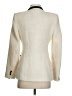 Zara 100% Acetate Chevron-herringbone Ivory Blazer Size XS - photo 2