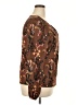 Unbranded 100% Polyester Brown Long Sleeve Blouse Size XXL - photo 4