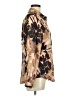 Calvin Klein Camo Brown Long Sleeve Blouse Size M - photo 4