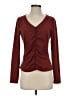 Daniel Rainn Burgundy Long Sleeve Top Size S - photo 1