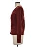 Daniel Rainn Burgundy Long Sleeve Top Size S - photo 5