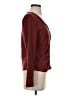Daniel Rainn Burgundy Long Sleeve Top Size S - photo 4
