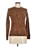 Whistles Brown Tan Long Sleeve Top Size 6 - photo 1