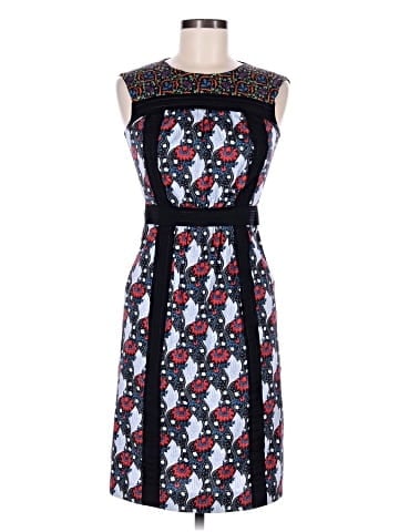 Prada X Holliday & Brown Spring/Summer 2015 multicolour sleeveless midi sheath dress (view 1)