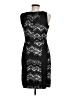 Glamour Chevron-herringbone Black Cocktail Dress Size 6 - photo 2