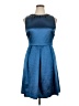 Muse Blue Cocktail Dress Size 14 - photo 1