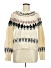 Lucky Brand 100% Polyester Argyle Ivory Pullover Sweater Size M - photo 1