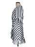 BB Dakota 100% Polyester Stripes Blue Cocktail Dress Size 10 - photo 5
