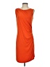 Sisley Solid Orange Cocktail Dress Size S - photo 1