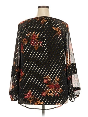 Simply Vera Vera Wang Long Sleeve Blouse (view 2)