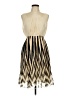 Forever 21 100% Polyester Chevron-herringbone Tan Cocktail Dress Size L - photo 1