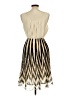Forever 21 100% Polyester Chevron-herringbone Tan Cocktail Dress Size L - photo 2