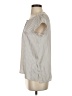 Zara Basic Silver Short Sleeve Blouse Size S - photo 5