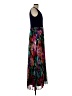 Xscape Black Blue Cocktail Dress Size 6 - photo 4