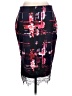 Bisou Bisou Graphic Red Casual Skirt Size L - photo 2