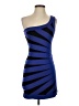 Silvergate Stripes Blue Cocktail Dress Size S - photo 1