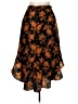 Shein Floral Orange Formal Skirt Size 6 - photo 2