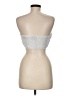 Shein 100% Polyester Silver Sleeveless Blouse Size M - photo 2