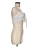 Shein 100% Polyester Silver Sleeveless Blouse Size M - photo 4