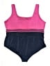 Jaclyn Smith Color Block Pink One Piece Swimsuit Size 26 - photo 2