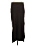 OGL Solid Black Brown Casual Skirt Size M - photo 2