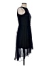 Alexa B 100% Polyester Black Blue Cocktail Dress Size 4 Petite - photo 4