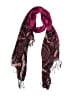 Unbranded Paisley Burgundy Pink Scarf One size - photo 1
