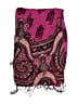 Unbranded Paisley Burgundy Pink Scarf One size - photo 2