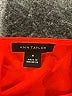 Ann Taylor 100% Polyester Orange Short Sleeve Top Size M - photo 7