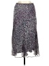 East5th 100% Polyester Paisley Purple Casual Skirt Size M - photo 2