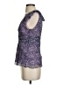 BCBGMAXAZRIA 100% Silk Purple Sleeveless Silk Top Size S - photo 5