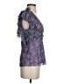 BCBGMAXAZRIA 100% Silk Purple Sleeveless Silk Top Size S - photo 4