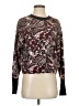 J by Joie 100% Cotton Paisley Burgundy Pullover Sweater Size S - photo 1