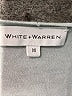 White + Warren Blue Pullover Sweater Size M - photo 7