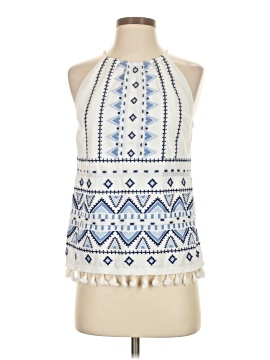 Skies Are Blue Sleeveless Blouse